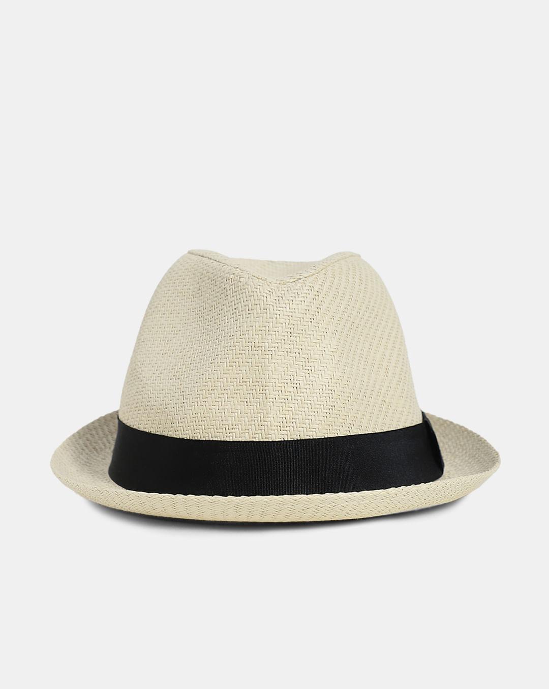 cream paper straw hat