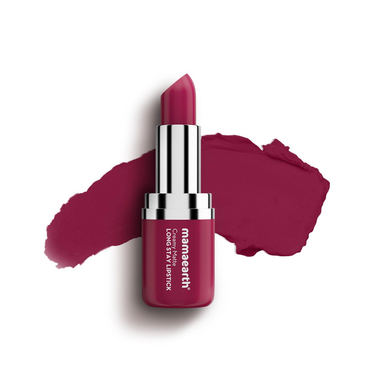 creamy matte long stay lipstick with murumuru butter and vitamin e  - 4.2g | cranberry crush