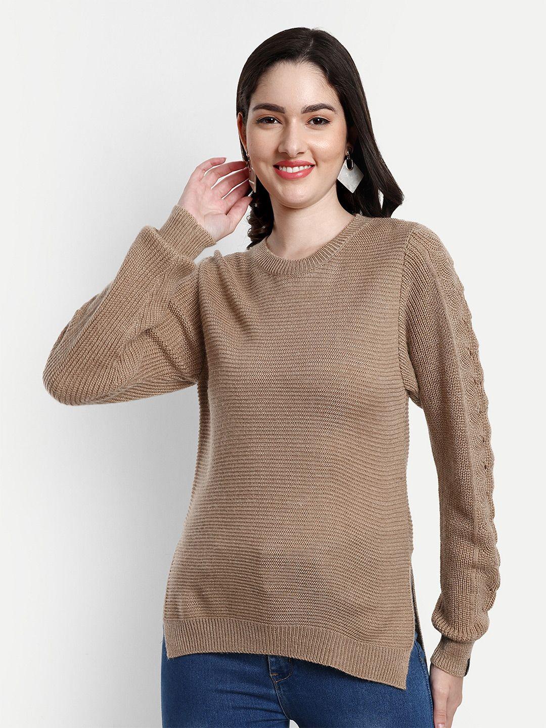 creative line self design woollen top