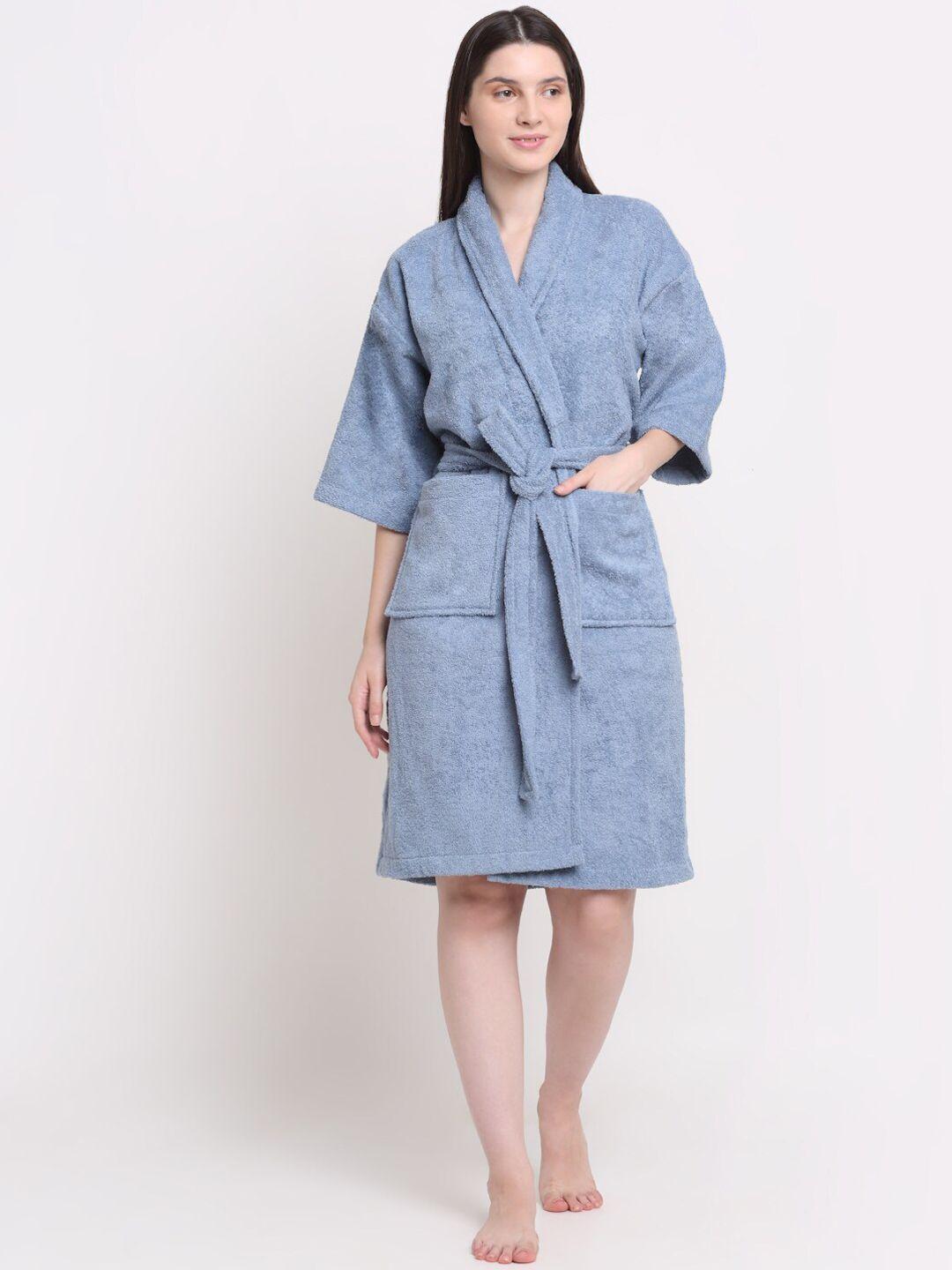 creeva adults cotton bath robe