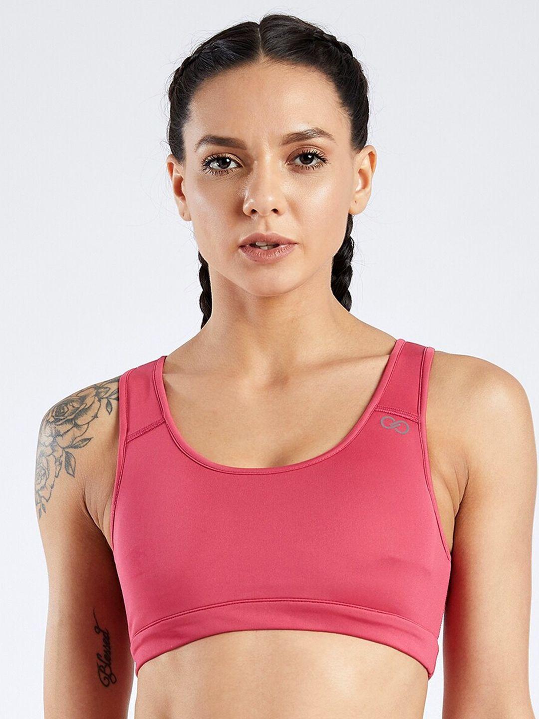 creez pink rapid-dry anti-microbial sports bra