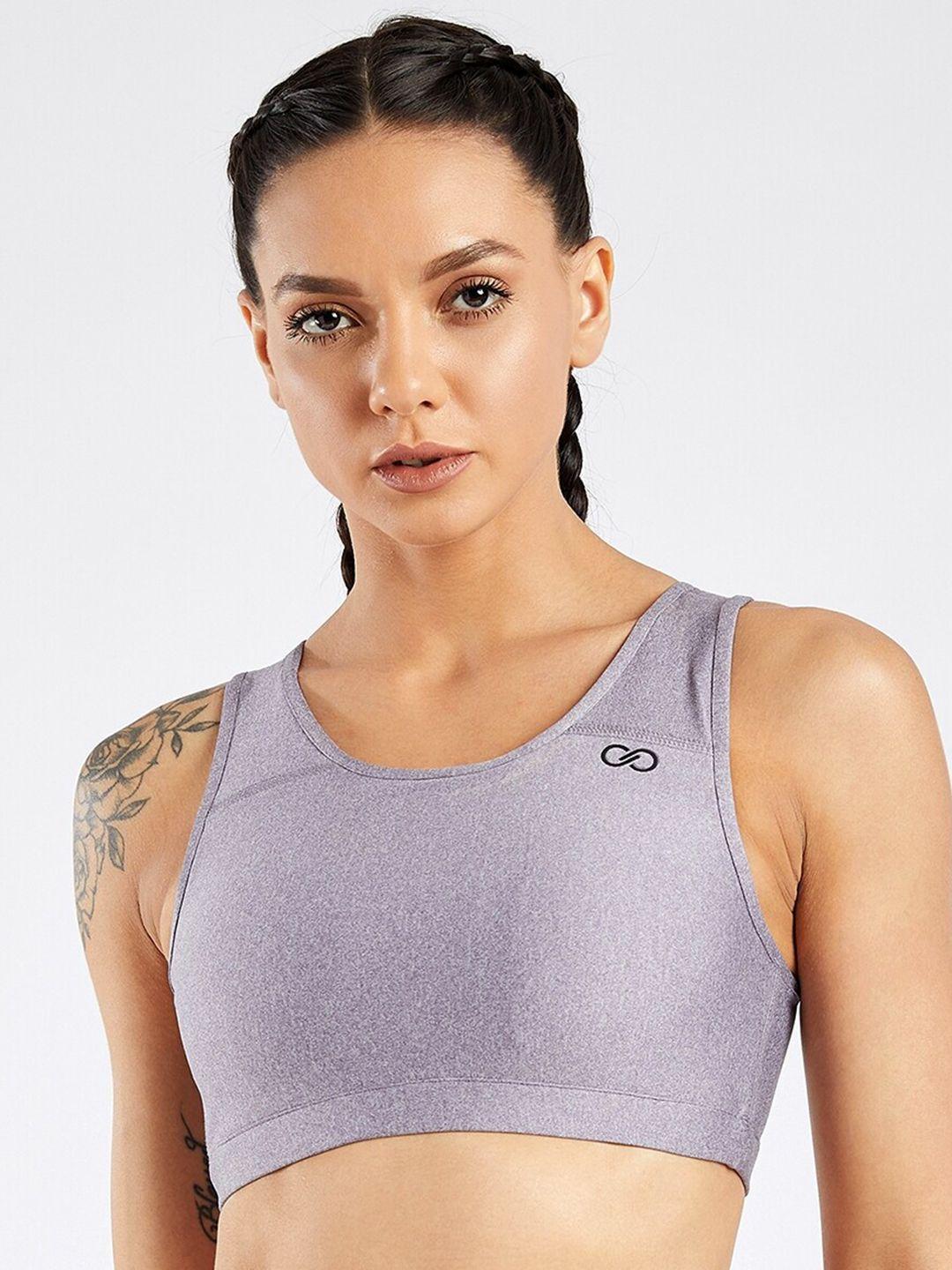 creez purple workout bra - underwired rapid-dry anti-microbial anti-odour