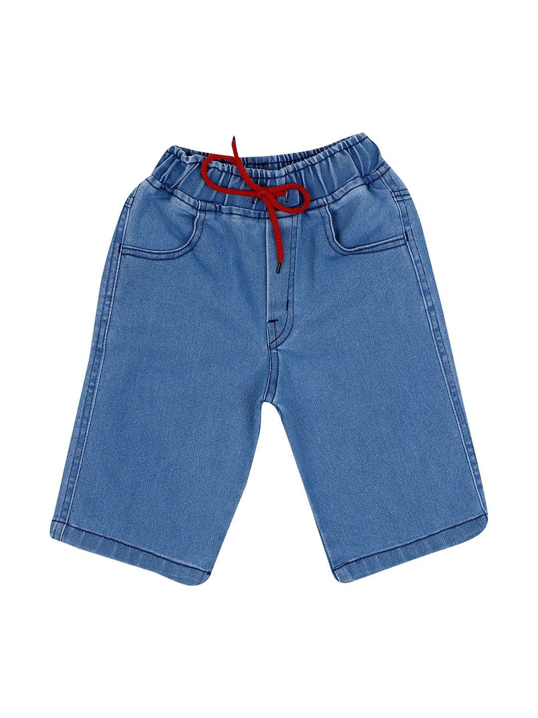 cremlin clothing boys blue solid denim shorts