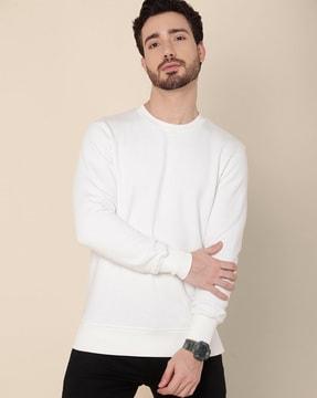 crew neck full sleeves sweatshirt