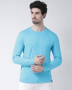 crew neck full sleeves t-shirt