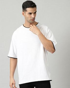 crew-neck loose fit t-shirt