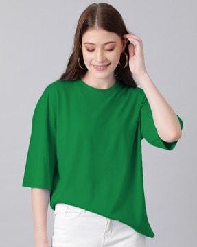 crew-neck loose fit t-shirt