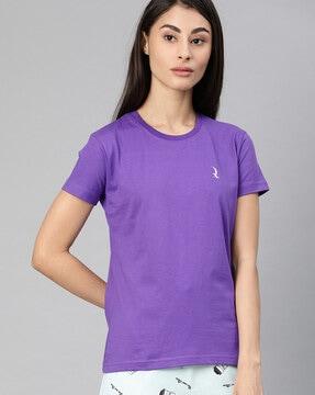 crew-neck short sleeves t-shirt