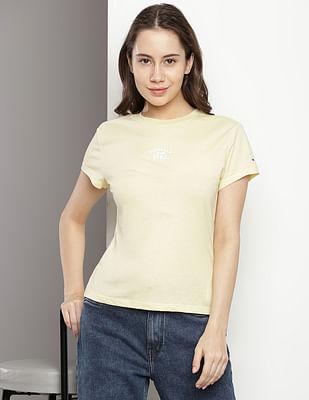 crew neck solid essential t-shirt