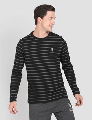 crew neck stripe i689 lounge t-shirt - pack of 1