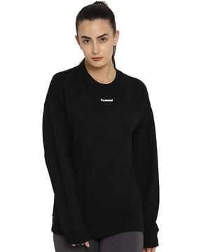 crew-neck sweatshirt