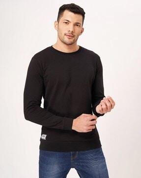 crew neck t-shirt with full sleeves