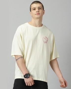 crew-neck t-shirt with full sleeves