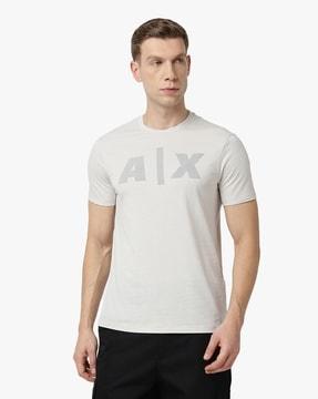 crew-neck t-shirt with hd logo print