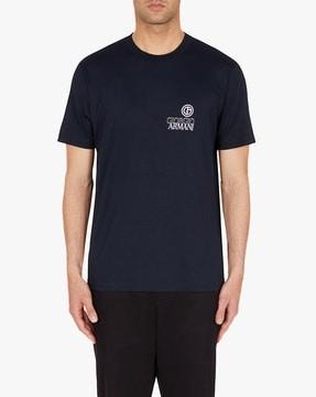 crew-neck t-shirt with logo