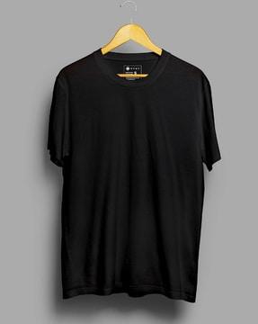 crew neck t-shirt with short sleeves