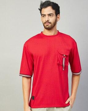 crew-neck tailored fit t-shirt