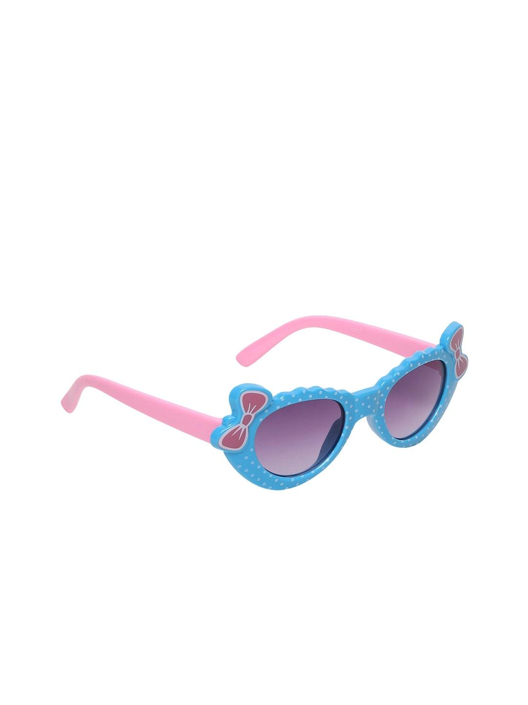 criba unisex grey lens & blue sunglasses with uv protected lens cr_baby blu-pink-blue