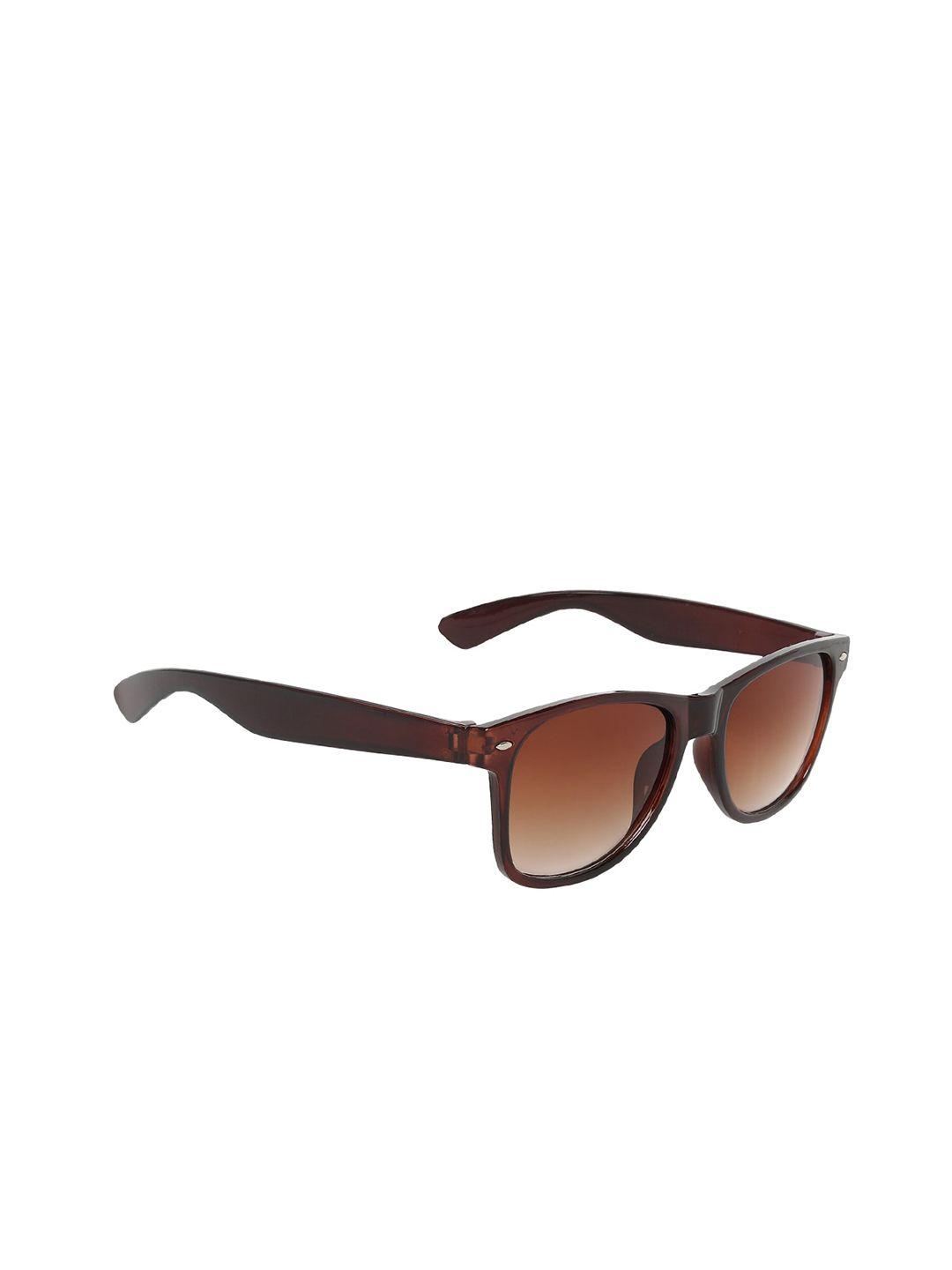 criba unisex wayfarer sunglasses with uv protected lens crb_kc-brn