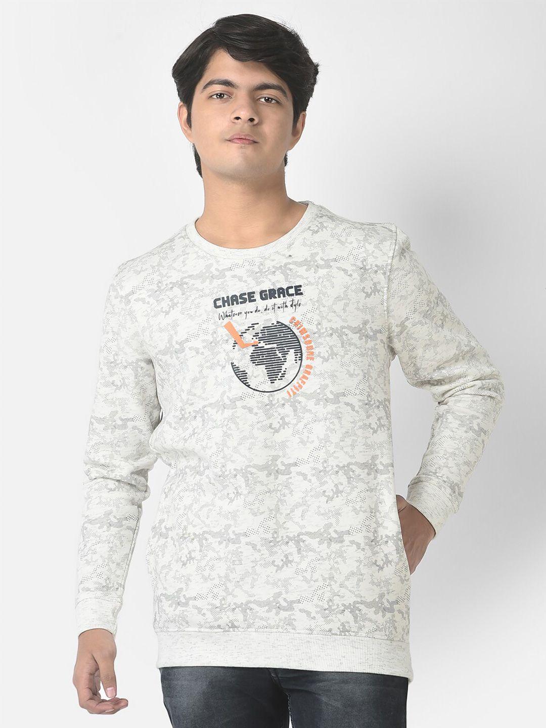 crimsoune club boys printed sweatshirt