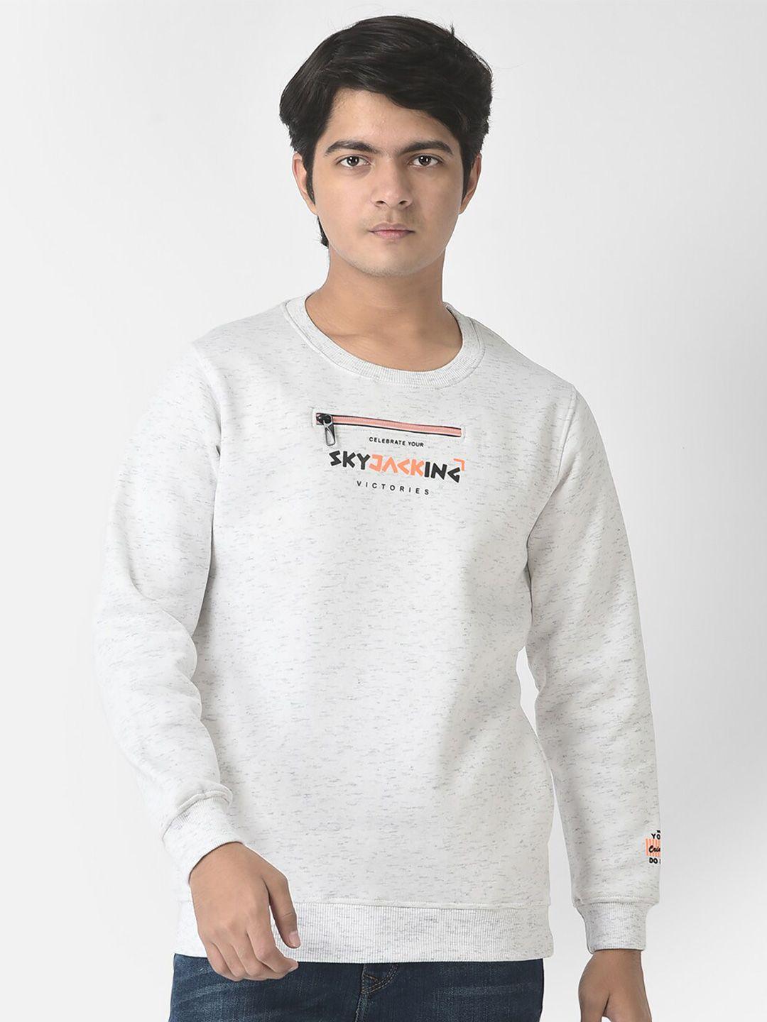 crimsoune club boys typography printed sweatshirt