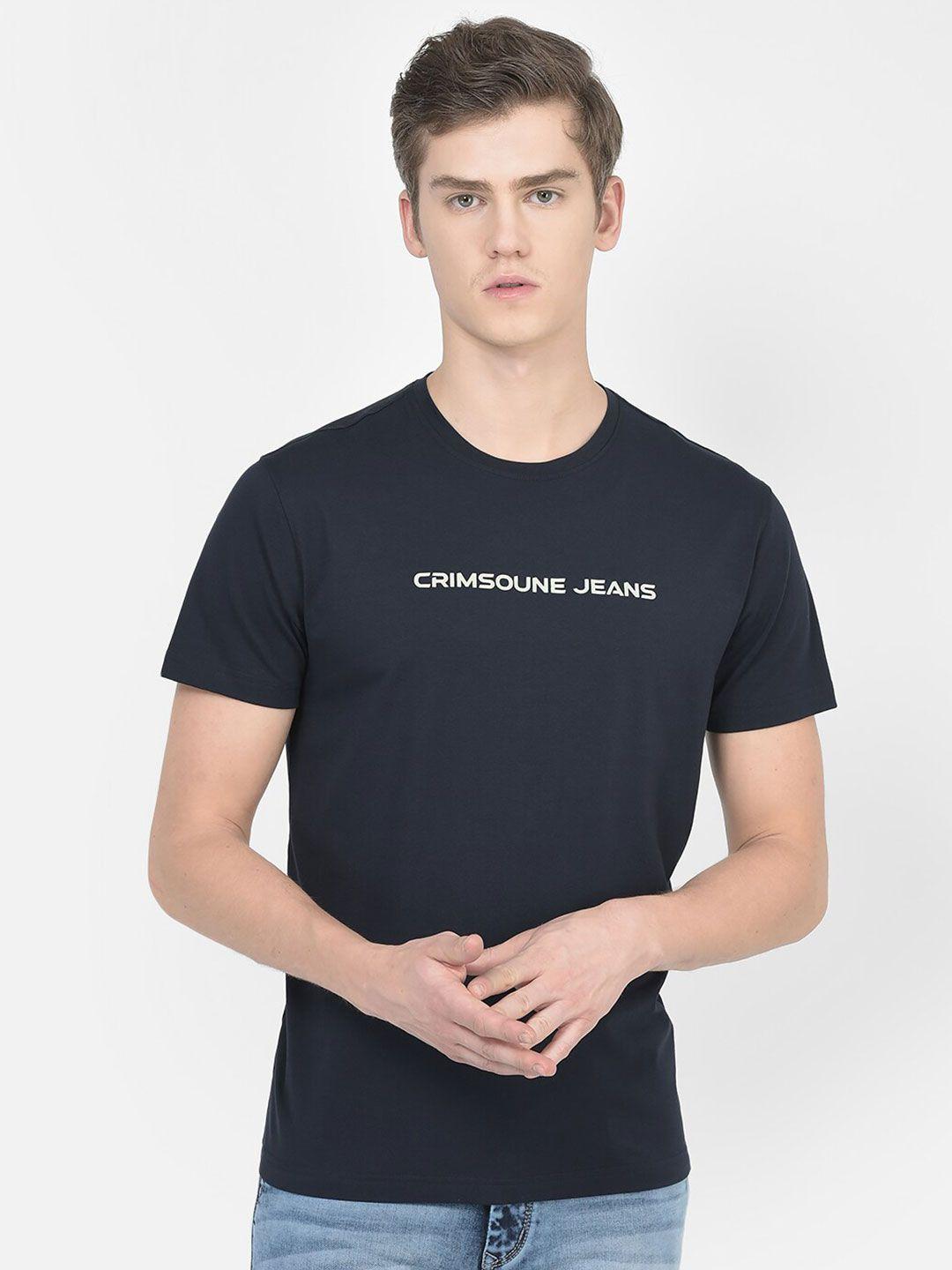 crimsoune club brand logo printed casual t-shirt