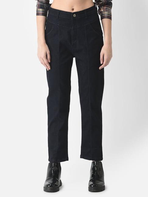 crimsoune club dark navy relaxed fit mid rise jeans