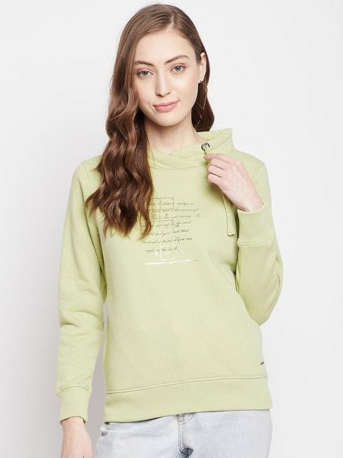 crimsoune club green graphic print sweatshirt
