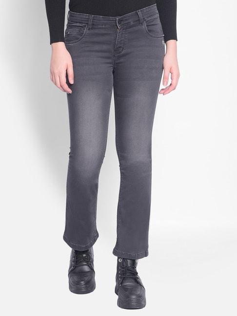 crimsoune club grey blended mid rise jeans