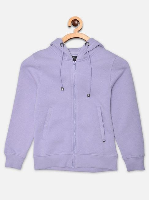 crimsoune club kids purple regular fit sweatshirt