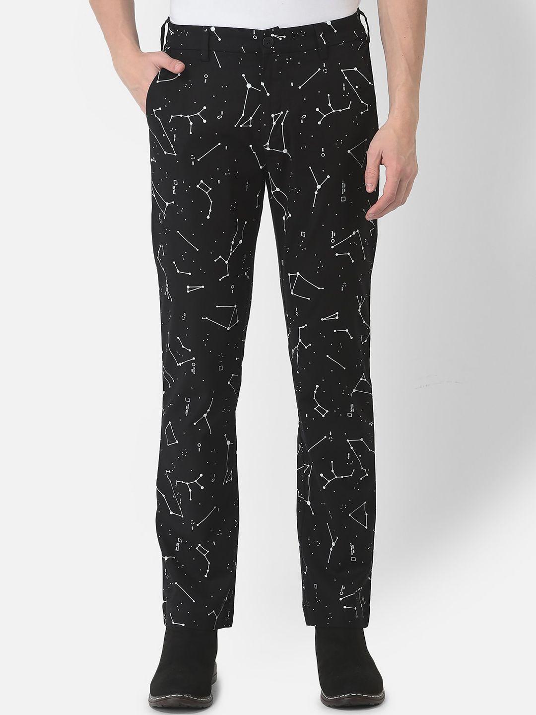crimsoune club men printed relaxed trousers