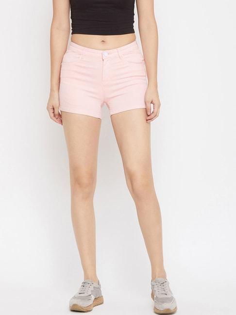 crimsoune club pink slim fit shorts