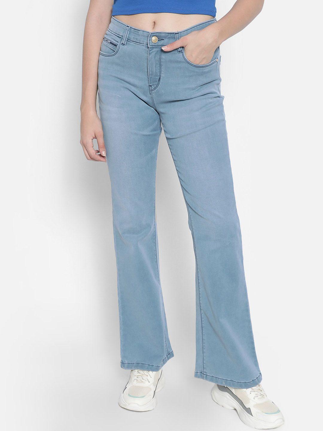 crimsoune club women bootcut mid-rise light fade stretchable jeans