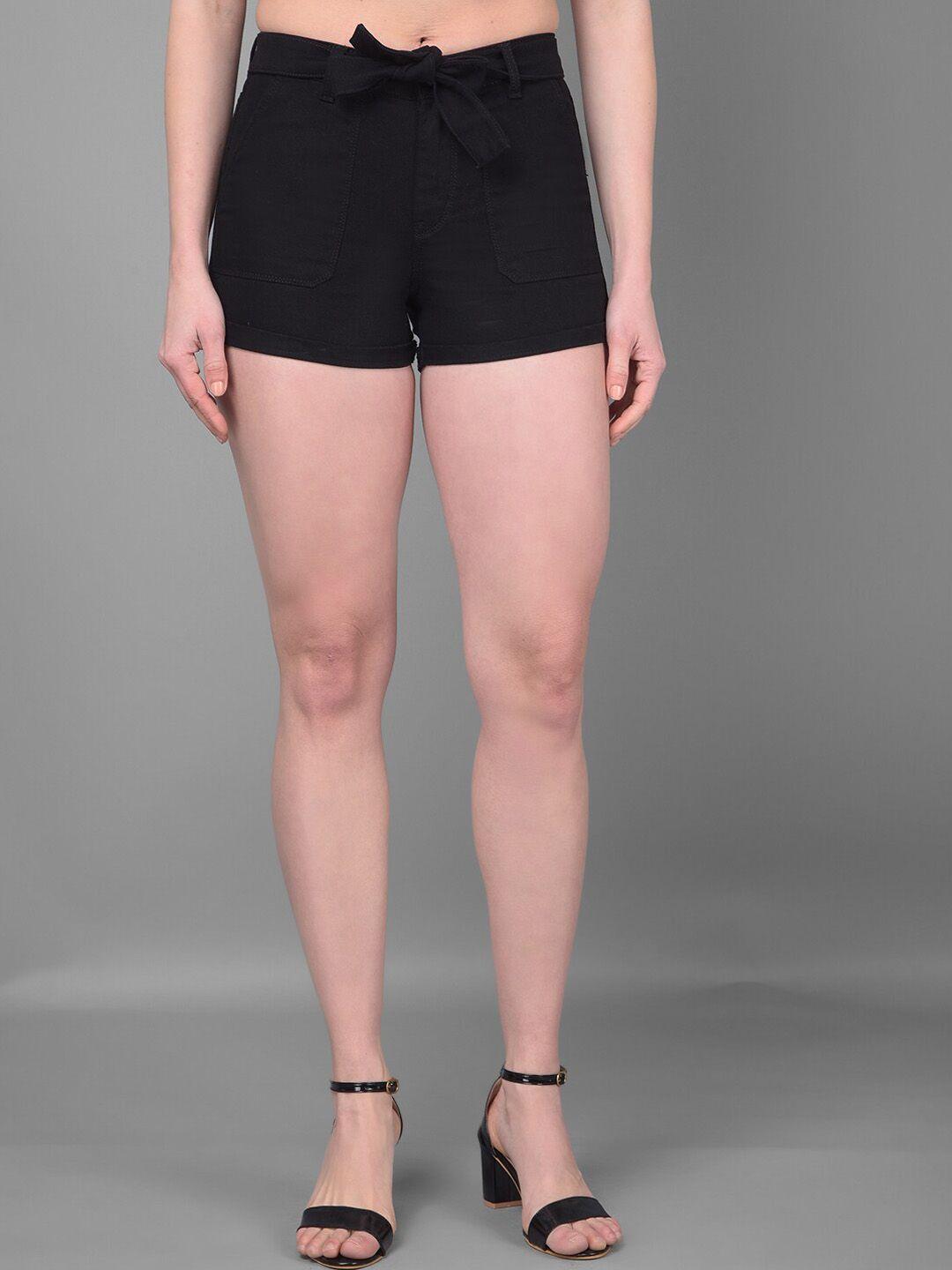 crimsoune-club-women-skinny-fit-denim-shorts