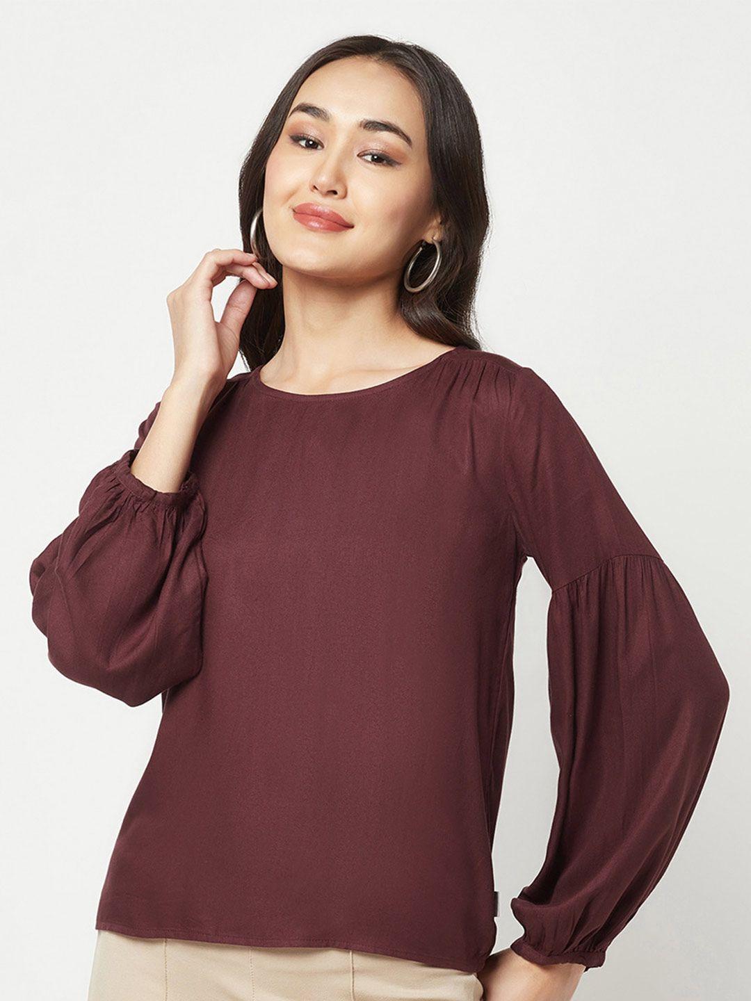 crimsoune club  round neck long sleeves casual top