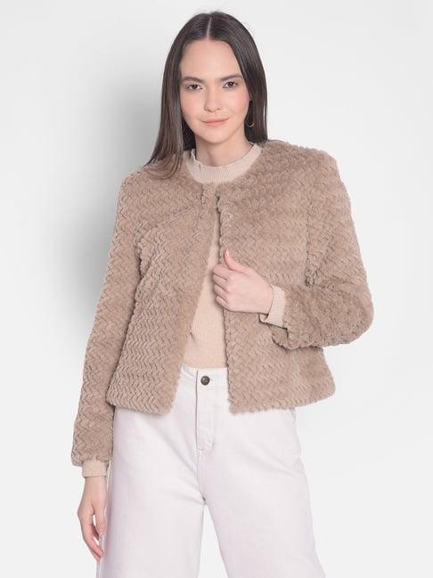 crimsoune club beige regular fit jacket