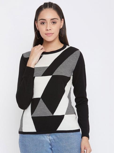 crimsoune club black printed sweater