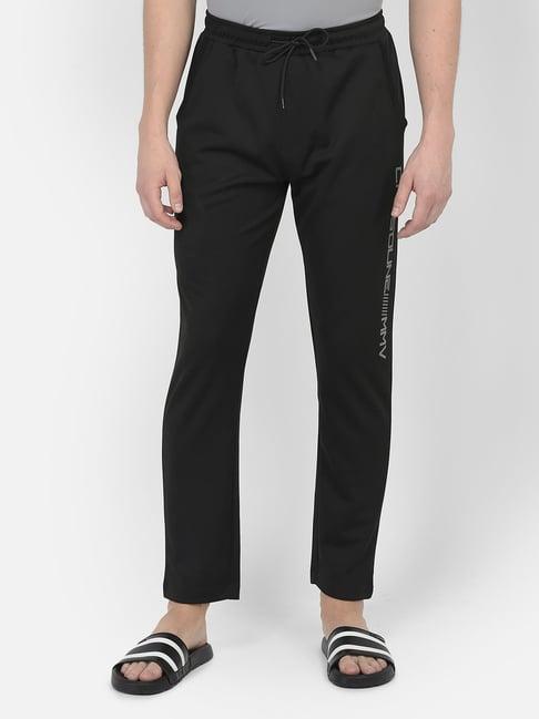 crimsoune club black regular fit trackpants