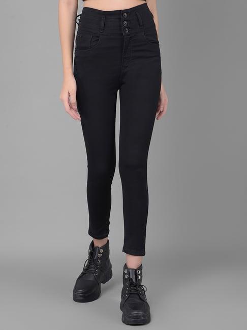 crimsoune club black skinny fit mid rise jeans