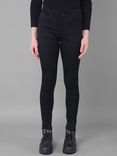 crimsoune club black skinny fit mid rise jeans