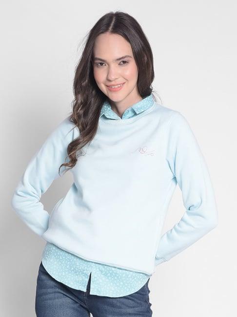 crimsoune club blue regular fit sweatshirt