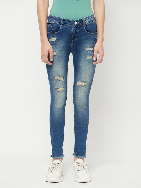 crimsoune club blue skinny fit jeans