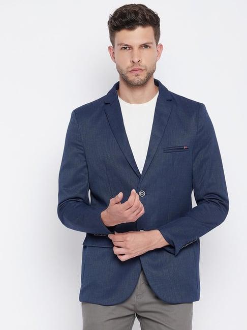 crimsoune club blue slim fit blazer