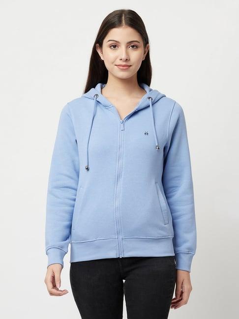 crimsoune club blue zipper hoodie