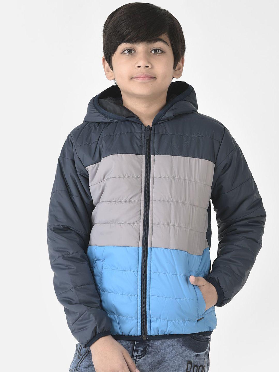 crimsoune club boys colourblocked lightweight padded jacket