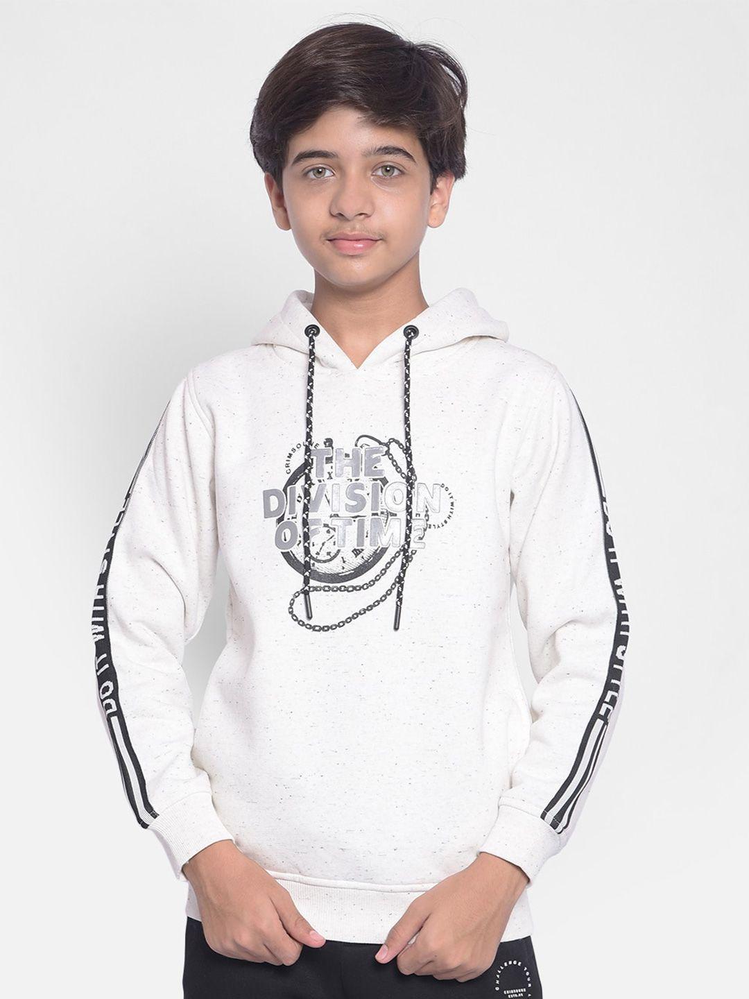 crimsoune club boys graphic printed hooded pullover