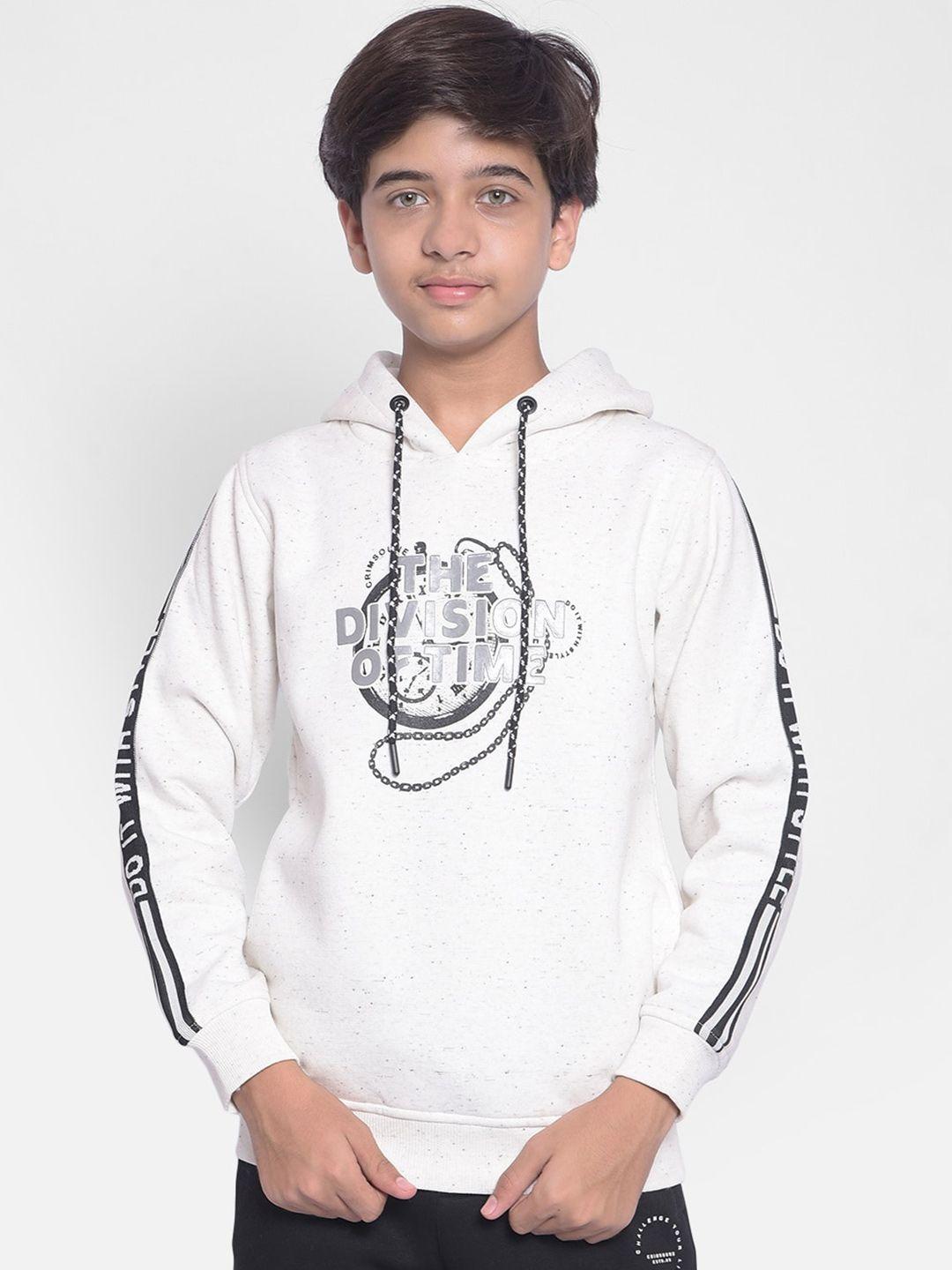 crimsoune club boys graphic printed hooded pullover