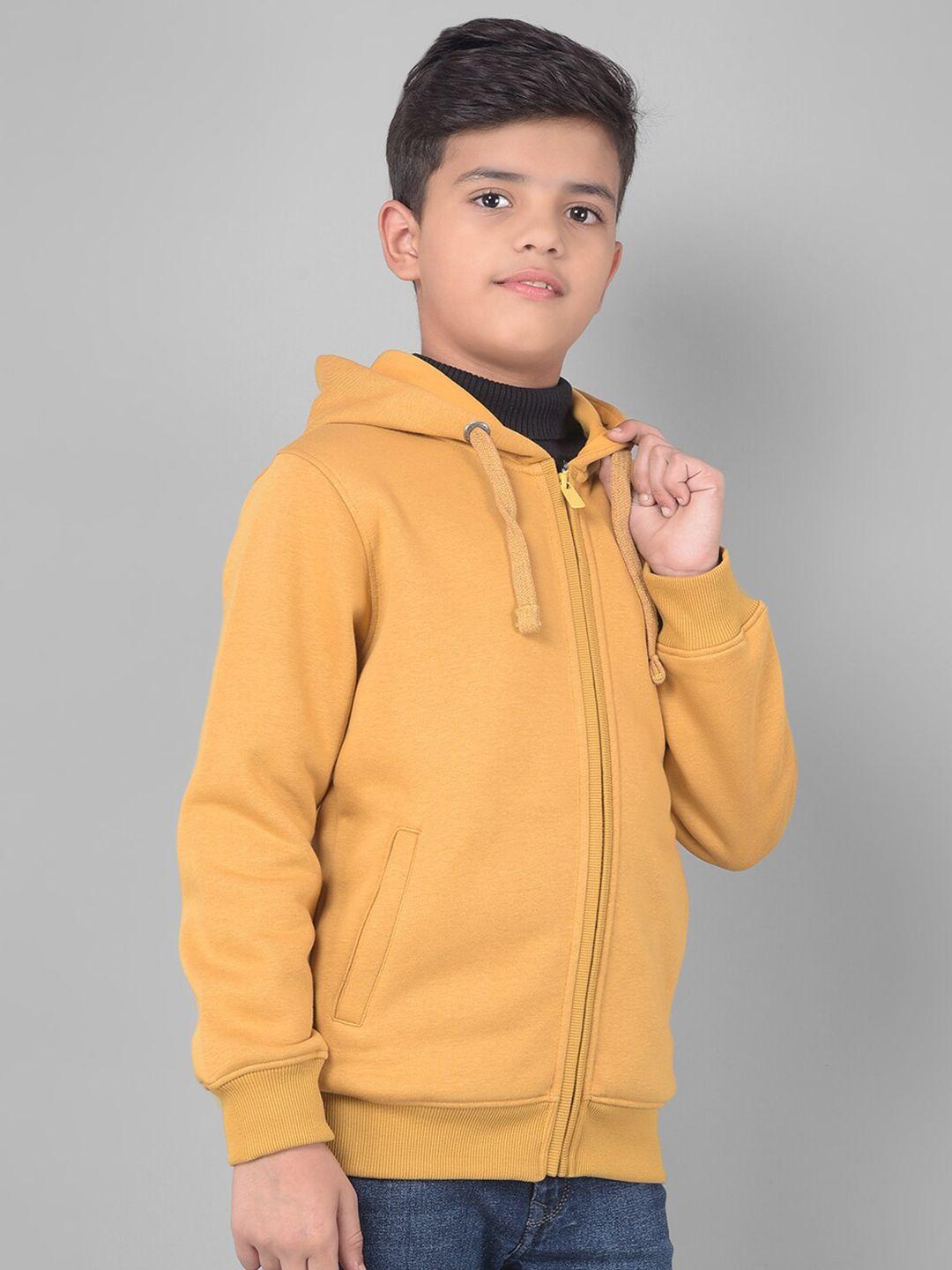 crimsoune club boys hooded long sleeves front-open sweatshirt