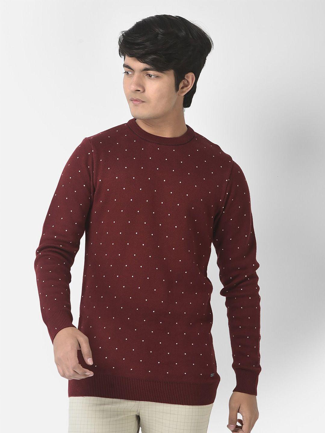 crimsoune club boys printed cotton pullover