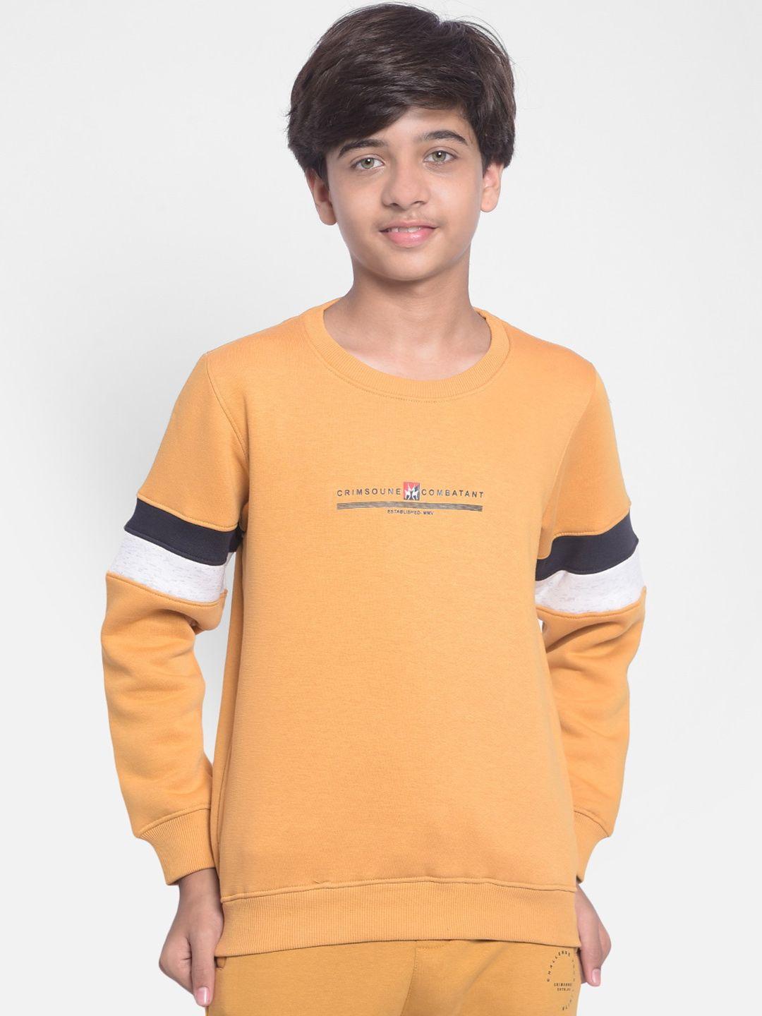 crimsoune club boys round neck cotton pullover